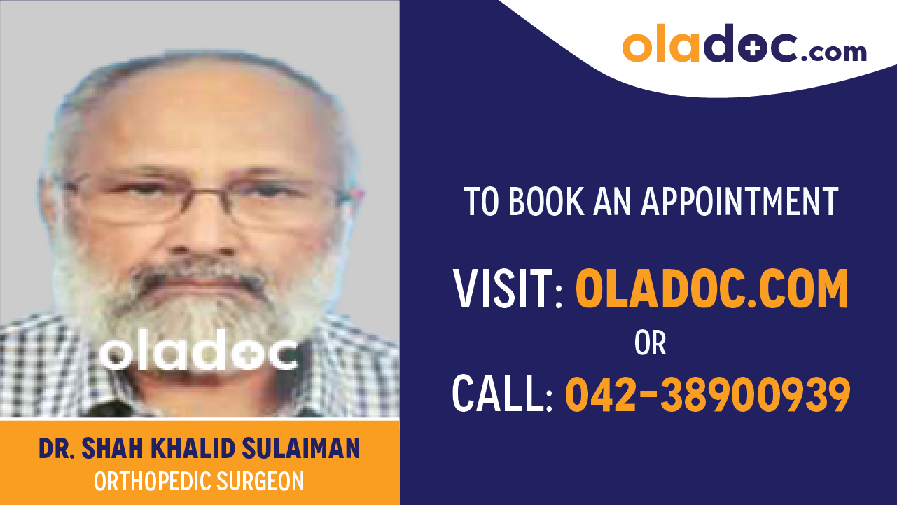 Book appointment with Dr.Shah Khalid Sulaiman-best Orthopedic Surgeon in Karachi